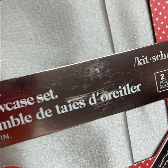 Kitsch Satin Pillowcase Set - Shimmery Silver Taupe - Picture 14 of 15